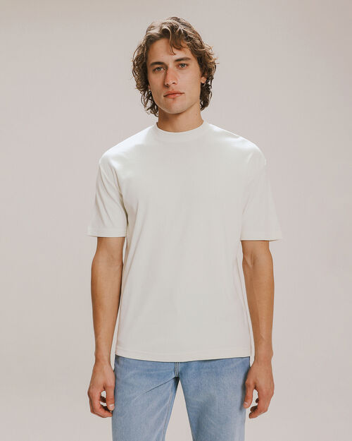 Playera Fit Relajado Blanca
